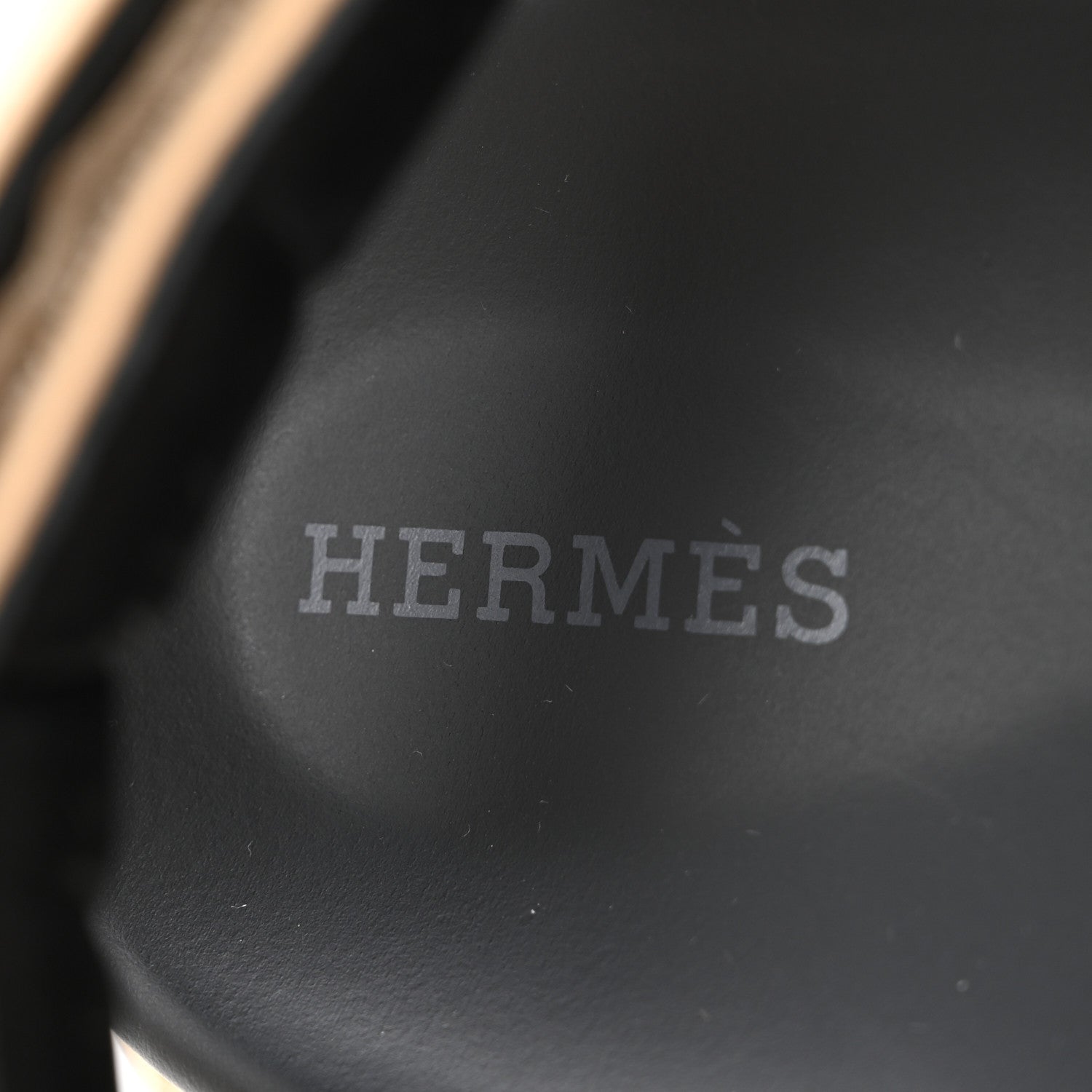 Hermes Lambskin Junior Womens Sandals 41 Beige Black 8 of 11