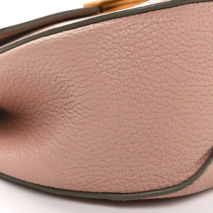 Chloe Grained Lambskin Mini Drew Shoulder Bag Cement Pink 7 of 8