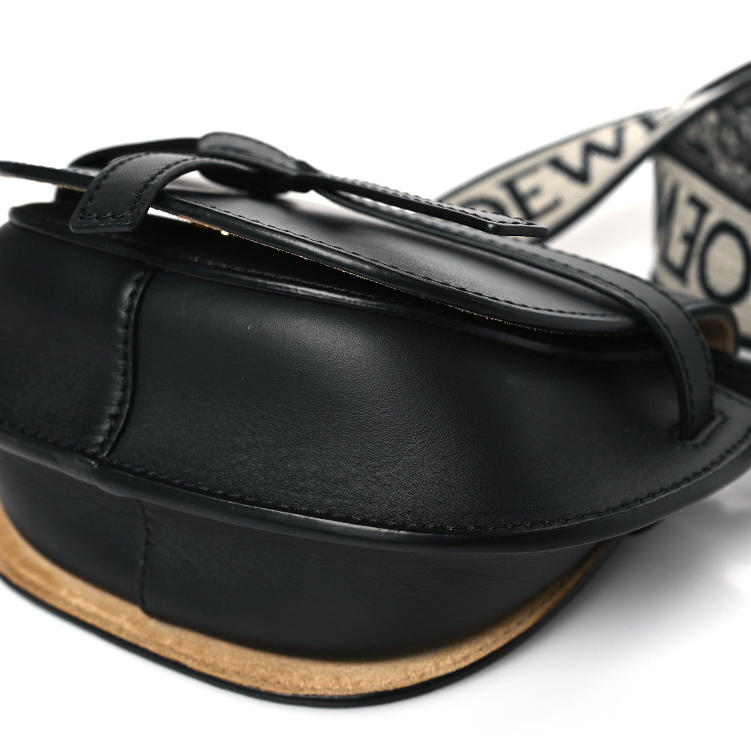 Loewe Calfskin Jacquard Mini Gate Dual Bag Black 8 of 8