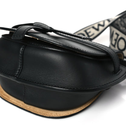 Loewe Calfskin Jacquard Mini Gate Dual Bag Black 8 of 8