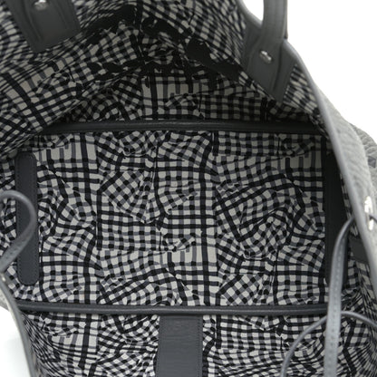 MCM Visetos Medium Liz Reversible Shopper Tote Phantom Grey 7 of 8
