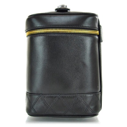 Chanel Lambskin Vanity Cosmetic Bag Black 5 of 10