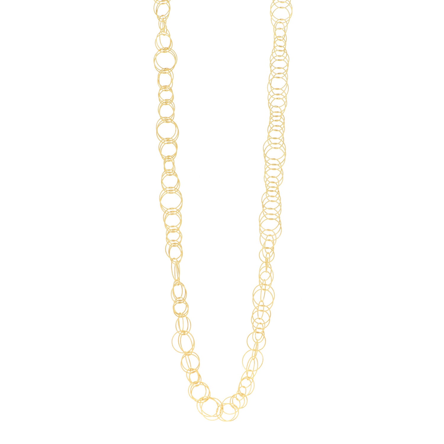 Buccellati 18K Yellow Gold Hawaii Sautoir Necklace 1 of 4