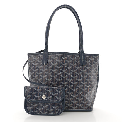 Goyard Goyardine Reversible Mini Anjou Navy 4 of 17