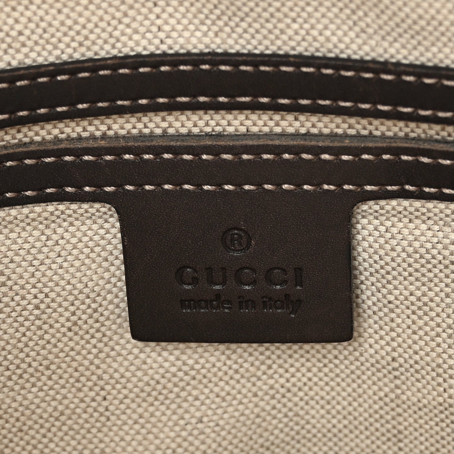 Gucci GG Supreme Monogram Medium Flat Messenger Bag Dark Brown 6 of 9