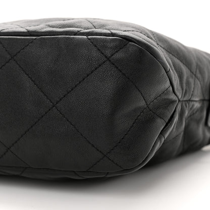 Chanel Calfskin Quilted Daily Hobo Black 10 of 11