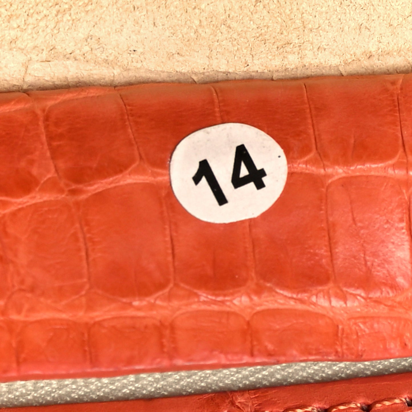 Crocodile Tote Orange