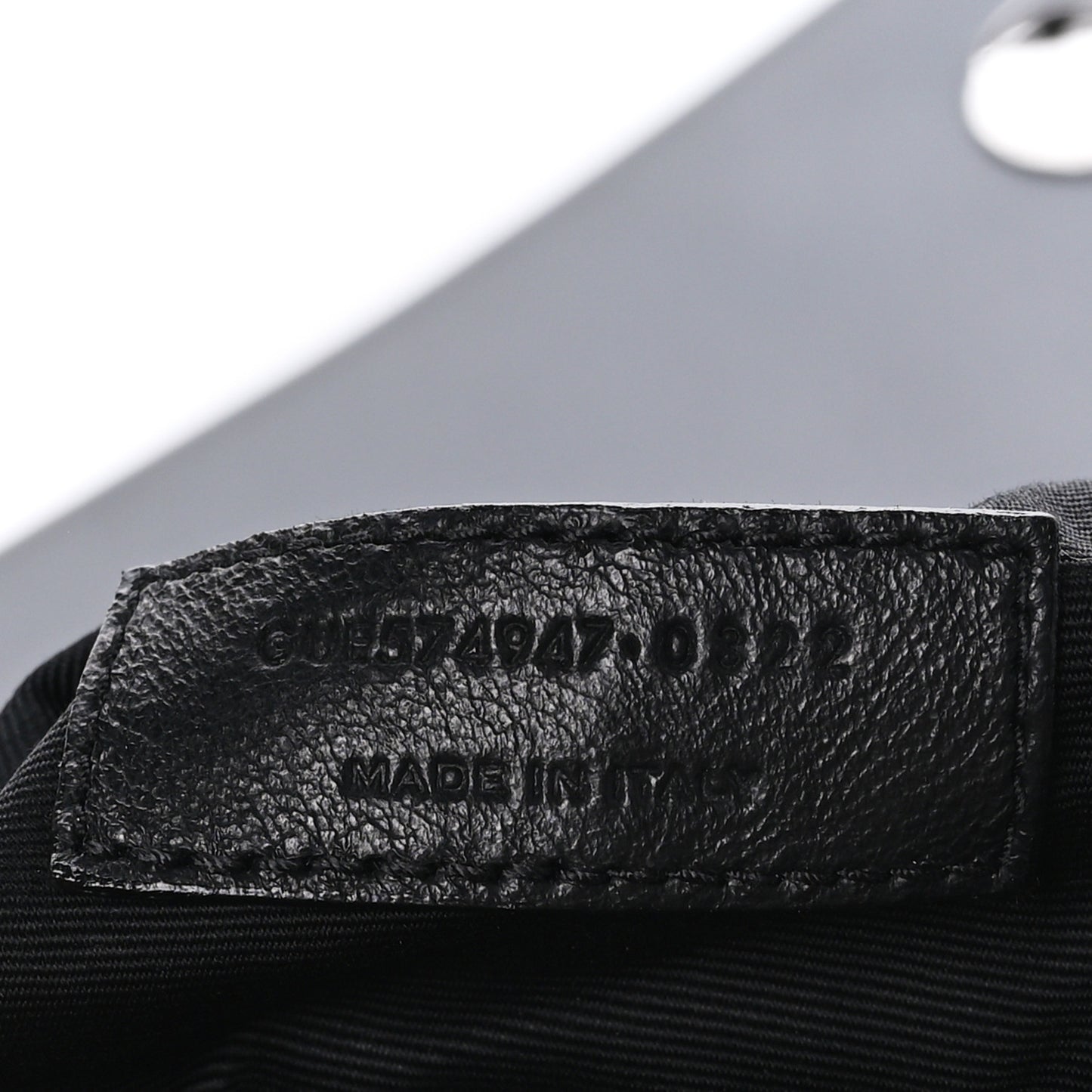 Calfskin Y Quilted Monogram Large Loulou Chain Satchel Black