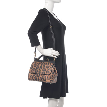 Dolce & Gabbana Leo Crepe Medium Miss Sicily Satchel Naturale 2 of 8