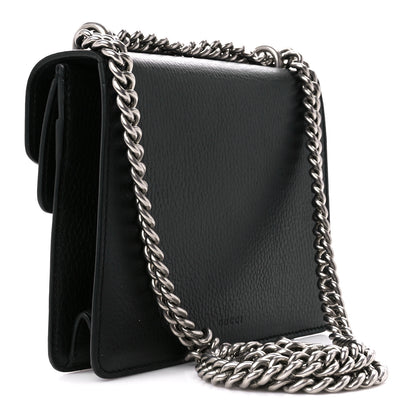 Gucci Calfskin Mini Dionysus Shoulder Bag Black 3 of 12