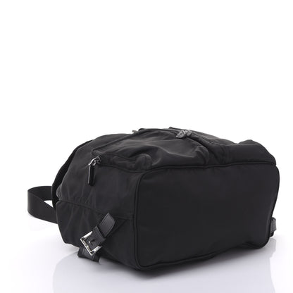 Prada Nylon Vela Saffiano Backpack Black 3 of 8