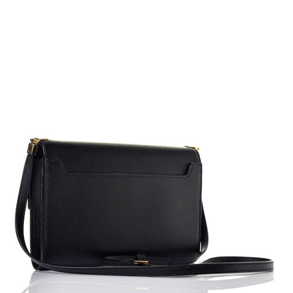 Saint Laurent Grain De Poudre Mini Uptown Crossbody Bag Black 3 of 9