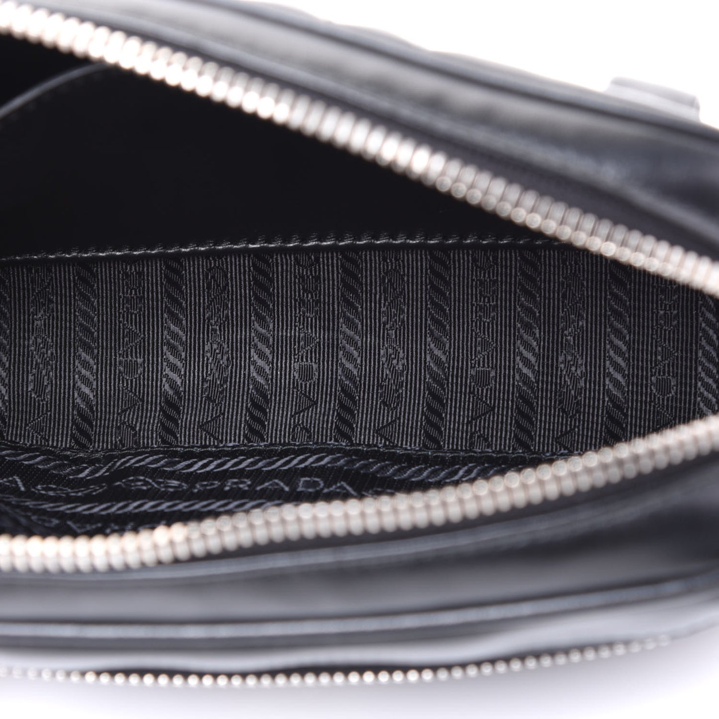 Soft Calfskin Impunture Diagramme Belt Bag Black