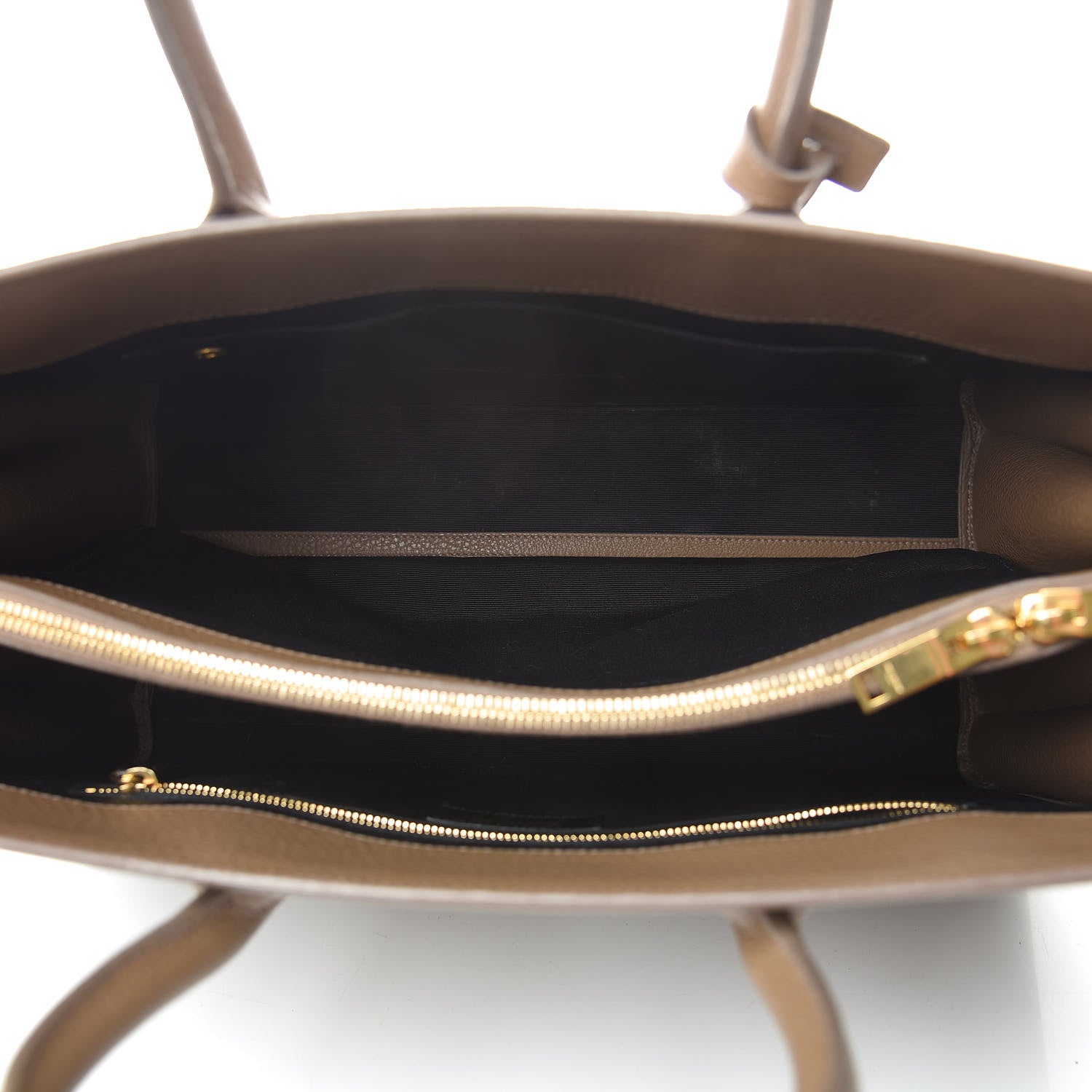 Saint Laurent Grained Calfskin Large Sac De Jour Taupe 5 of 16