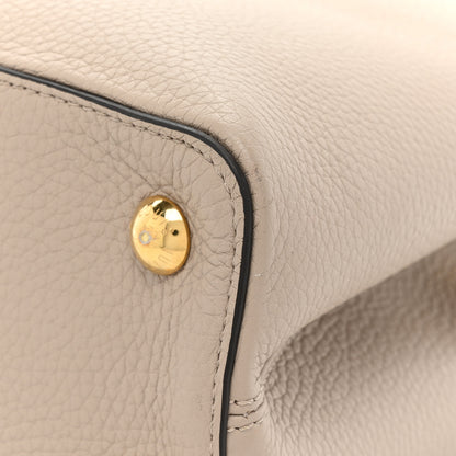 Louis Vuitton Taurillon Capucines PM Galet 13 of 17