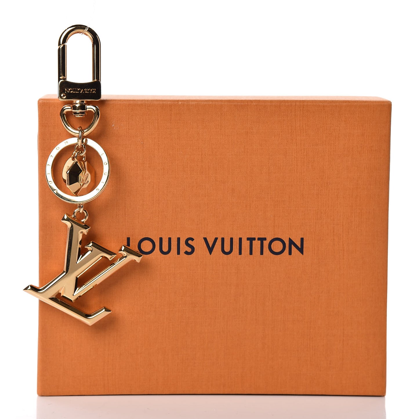 LV Facettes Bag Charm Key Holder Gold