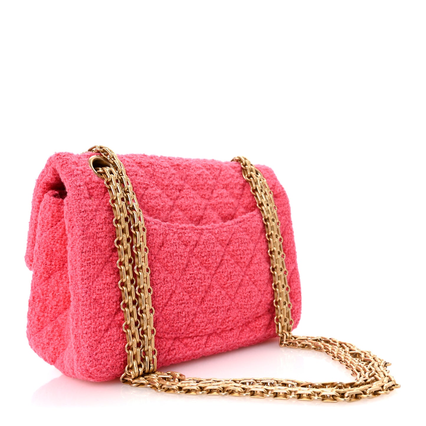 Tweed Quilted 2.55 Reissue Mini Flap Pink