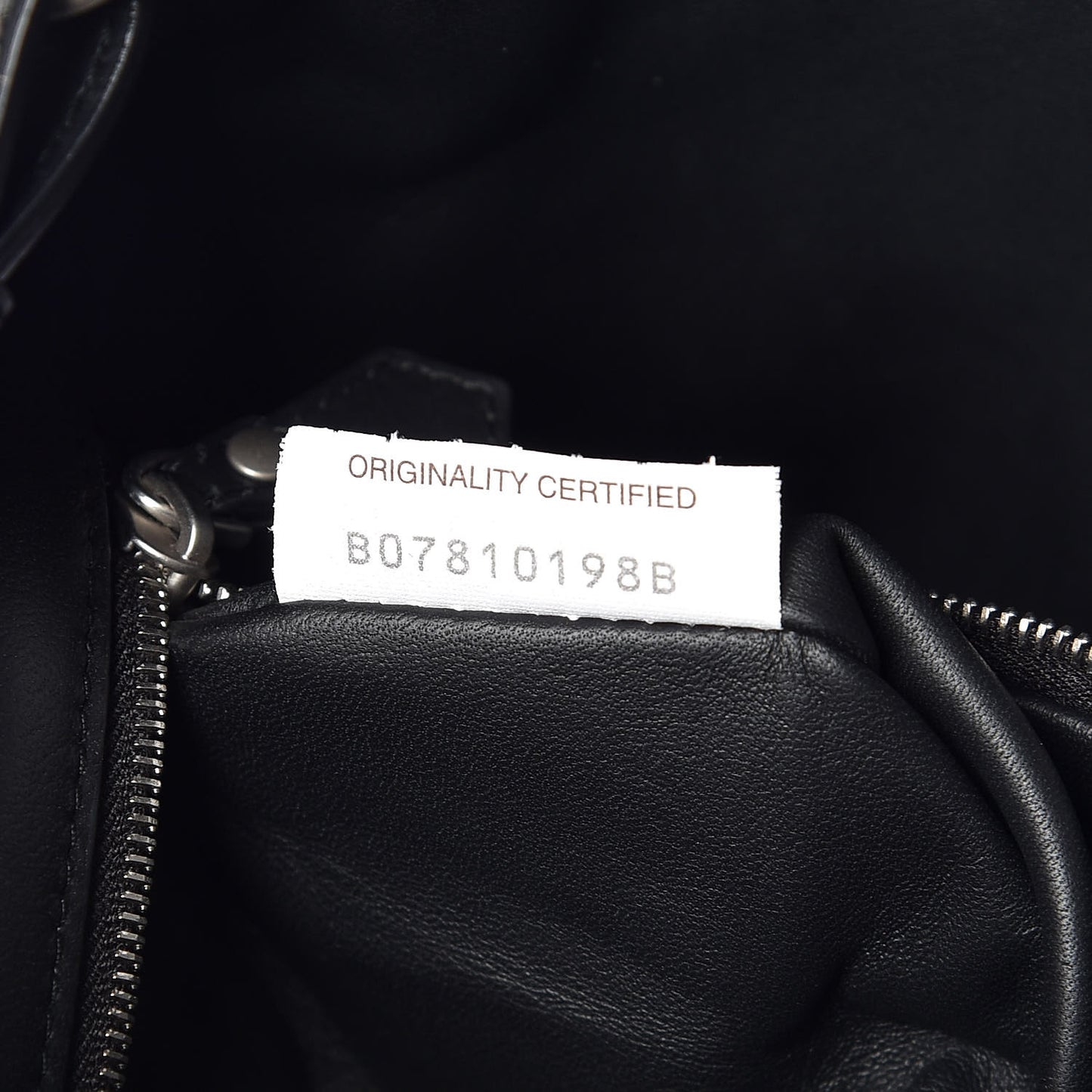 Smooth Matte Calfskin Bucket Bag Black