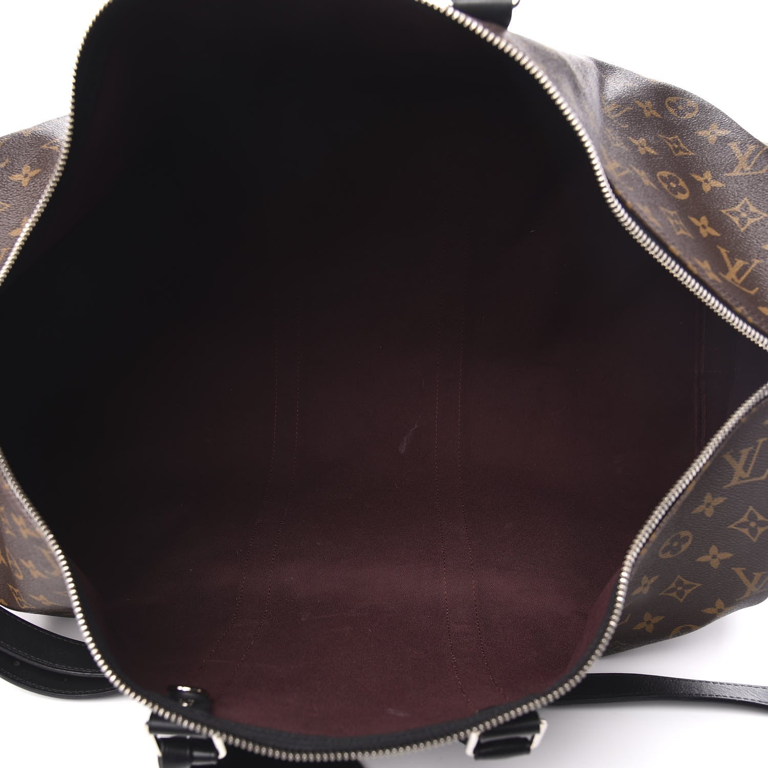 Louis Vuitton Monogram Macassar Keepall Bandouliere 55 4 of 12