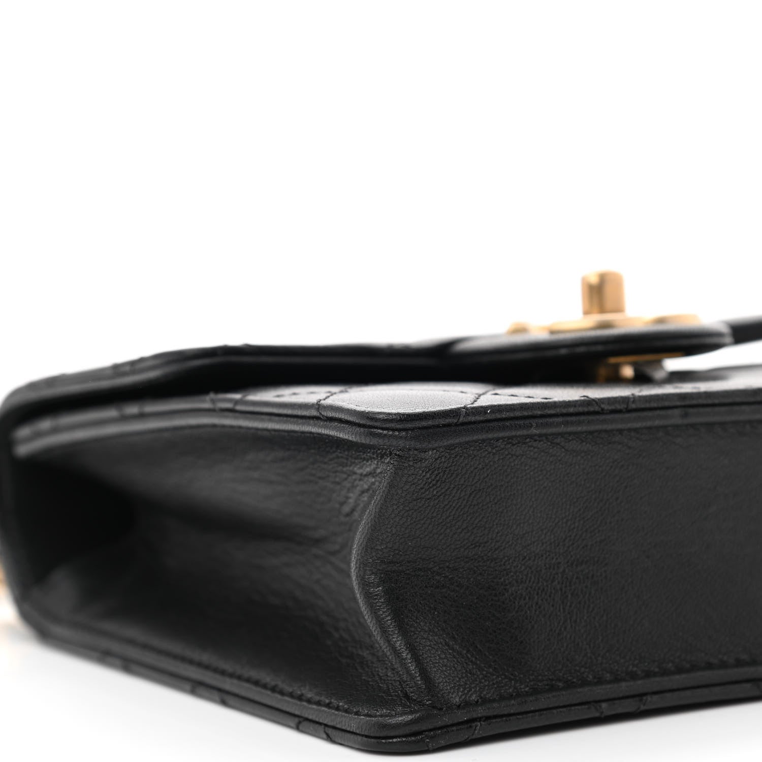 Chanel Goatskin Quilted Chic Pearls Flap Black 9 of 11