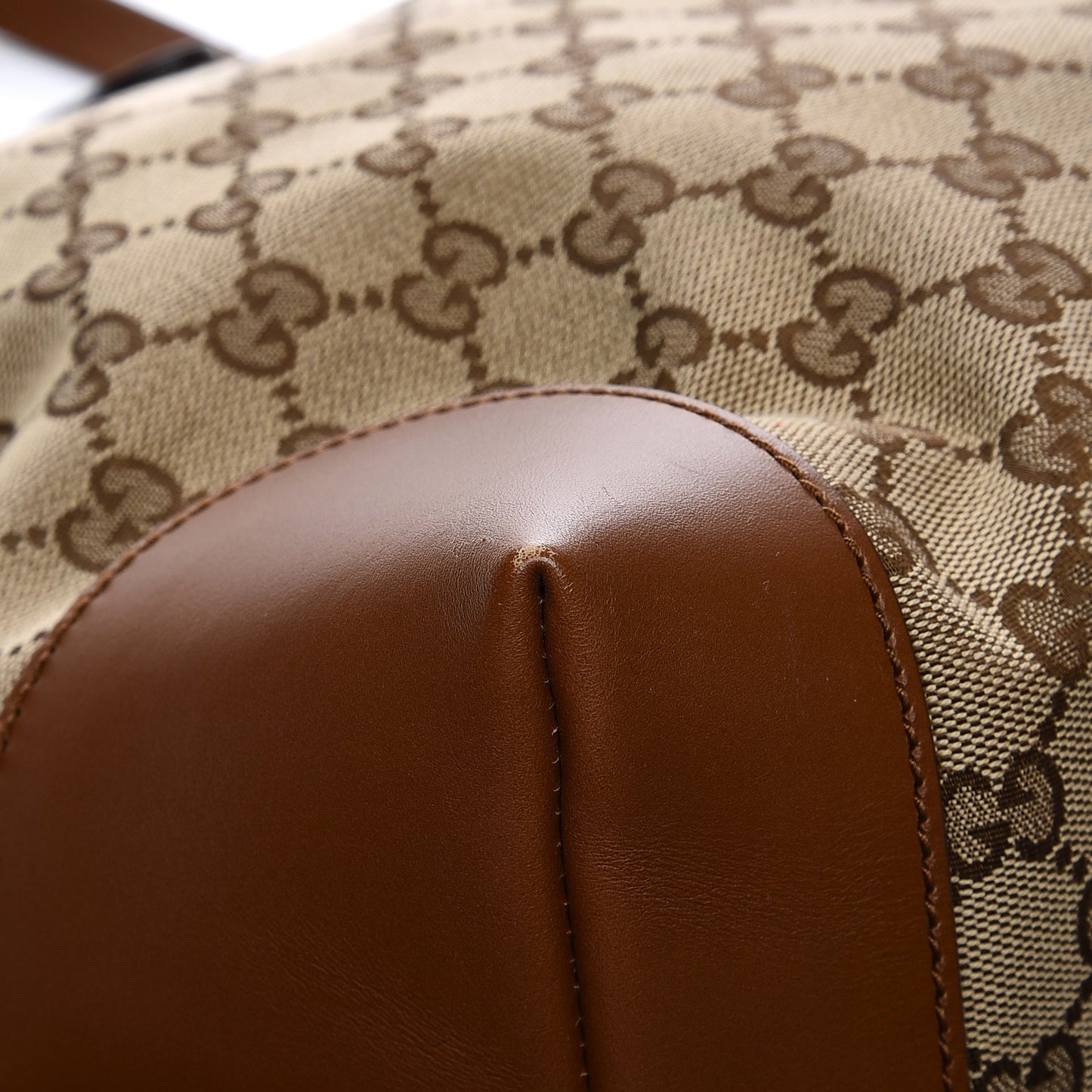 Monogram Large Original Tote Tan