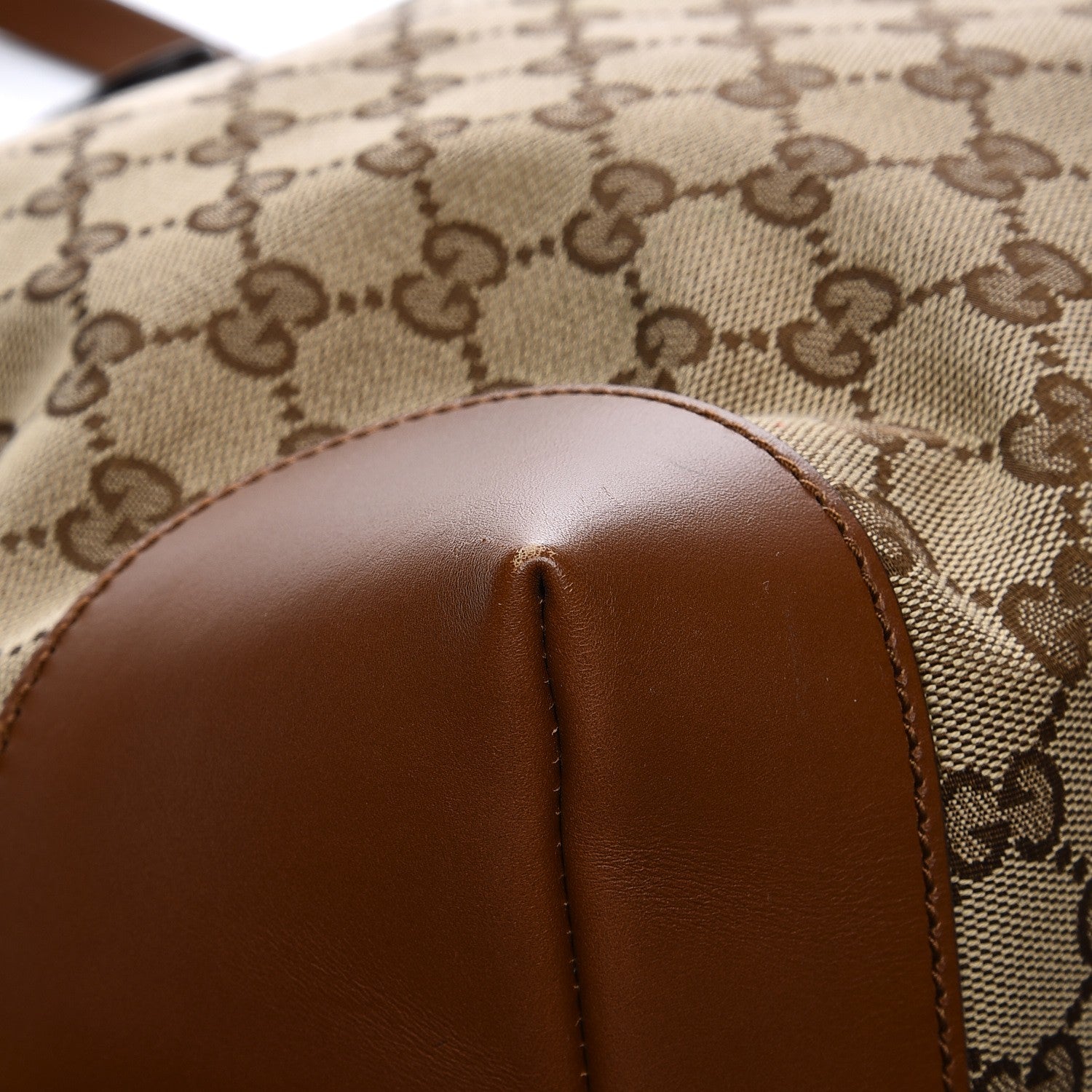 Gucci Monogram Large Original Tote Tan 13 of 15