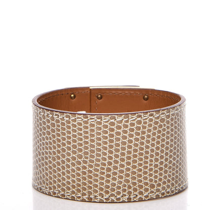 Hermes Lizard Kelly Dog Bracelet Ficelle 3 of 6