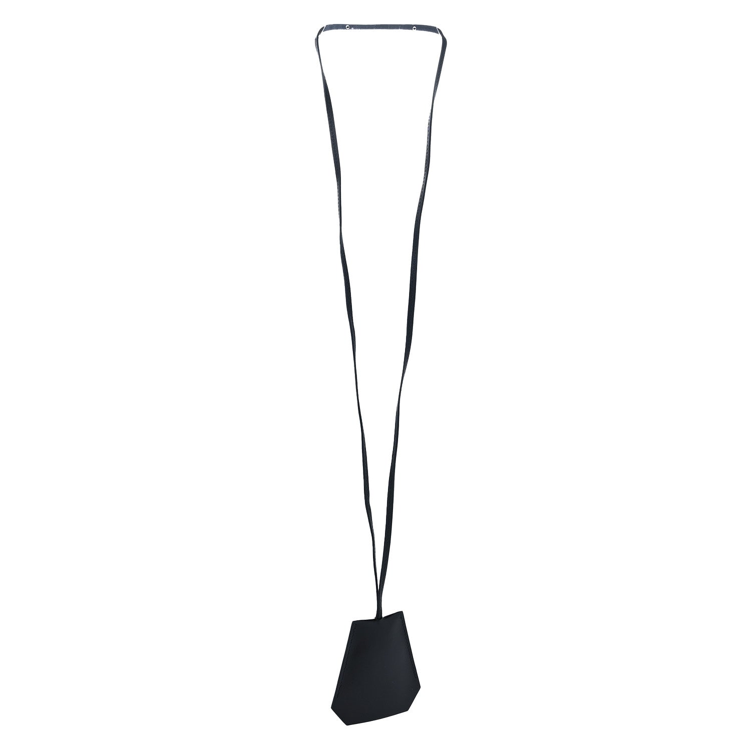 Hermes Box Clochette Long Necklace Black 3 of 5