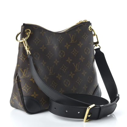 Louis Vuitton Monogram Odeon PM Black 3 of 10