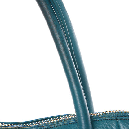 Prada Vitello Daino Shopping Tote Turchese 13 of 15