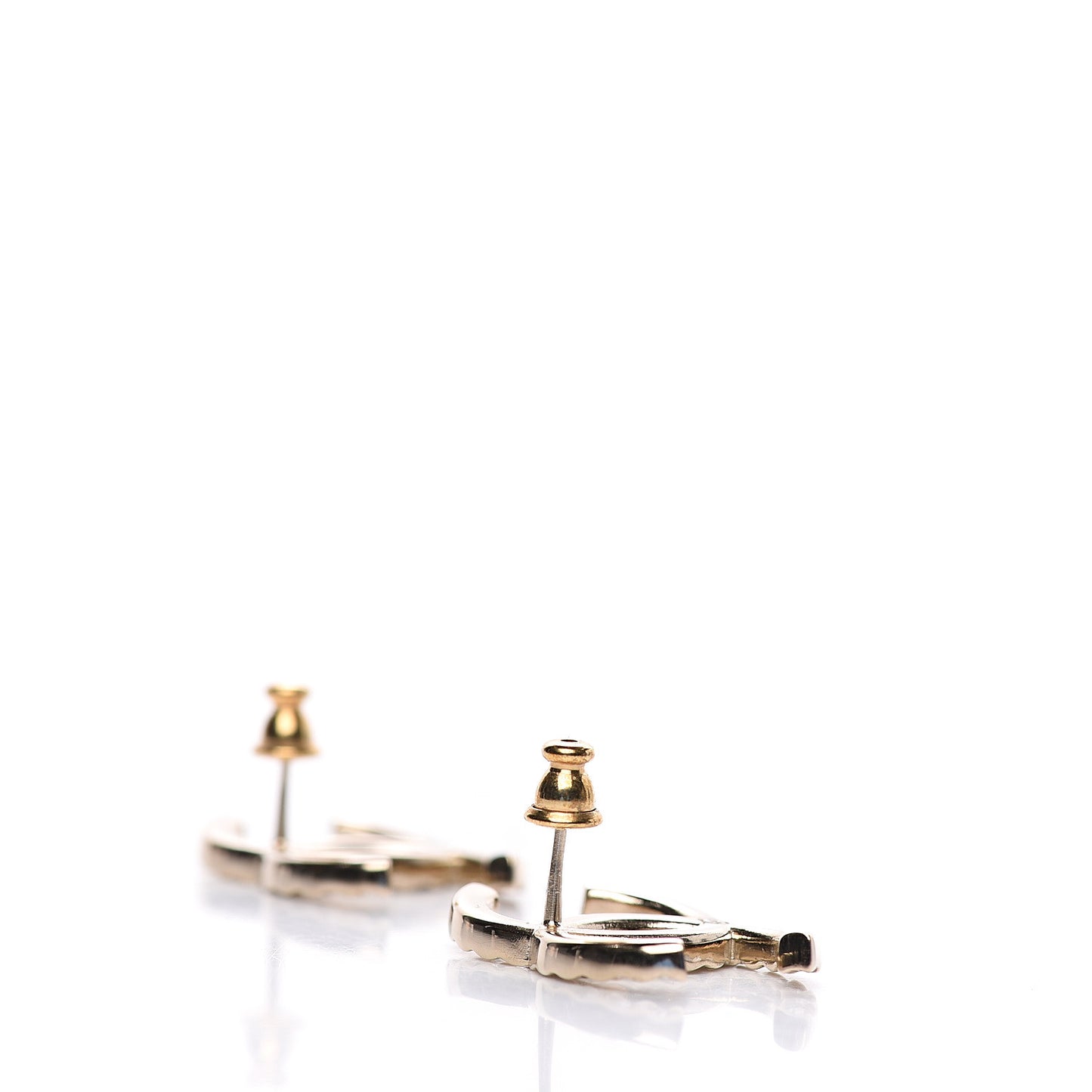 Baguette Crystal High Society CC Earrings Gold