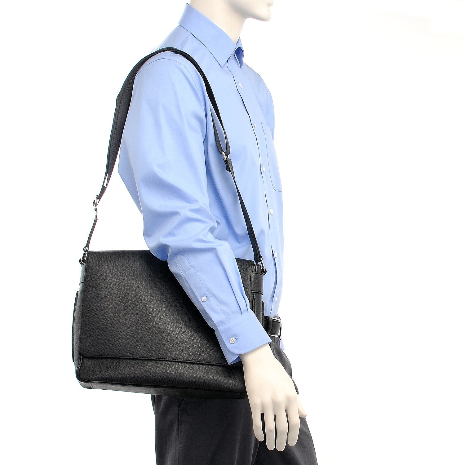 Louis Vuitton Taiga Roman MM Messenger Ardoise 2 of 10
