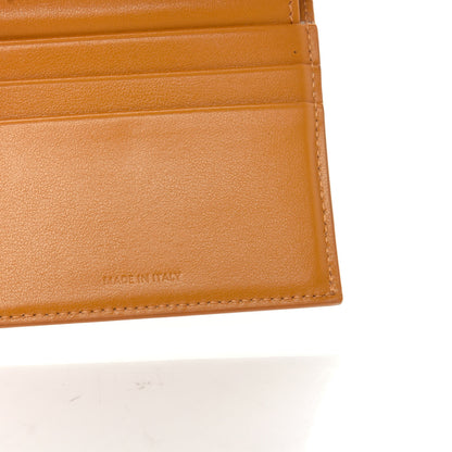 Celine Grained Calfskin Small Multifunction Folded Wallet Safron 6 of 10