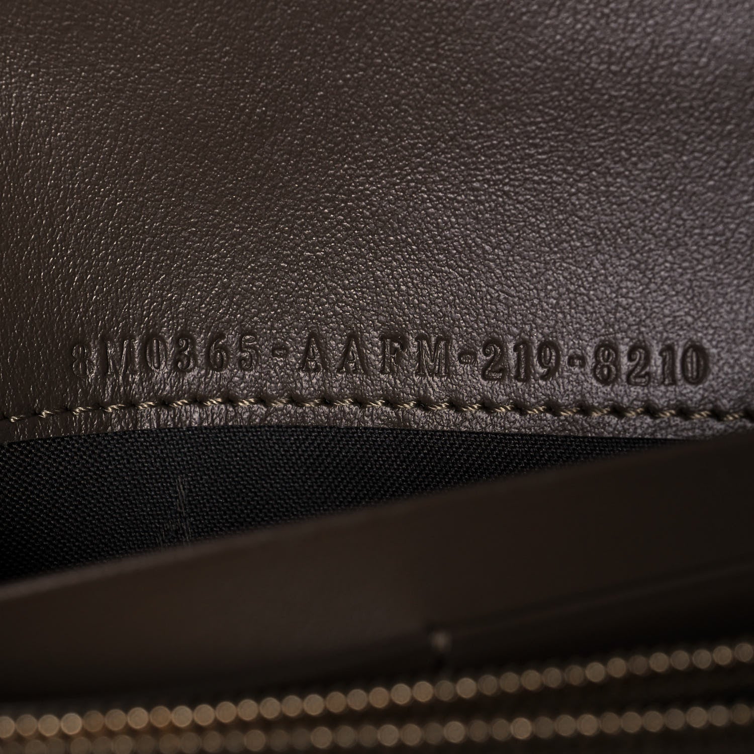 Fendi Vitello Soft F is Fendi Bi-Color FF 1974 Embossed Continental Envelope Wallet On Chain Maya Black 7 of 14