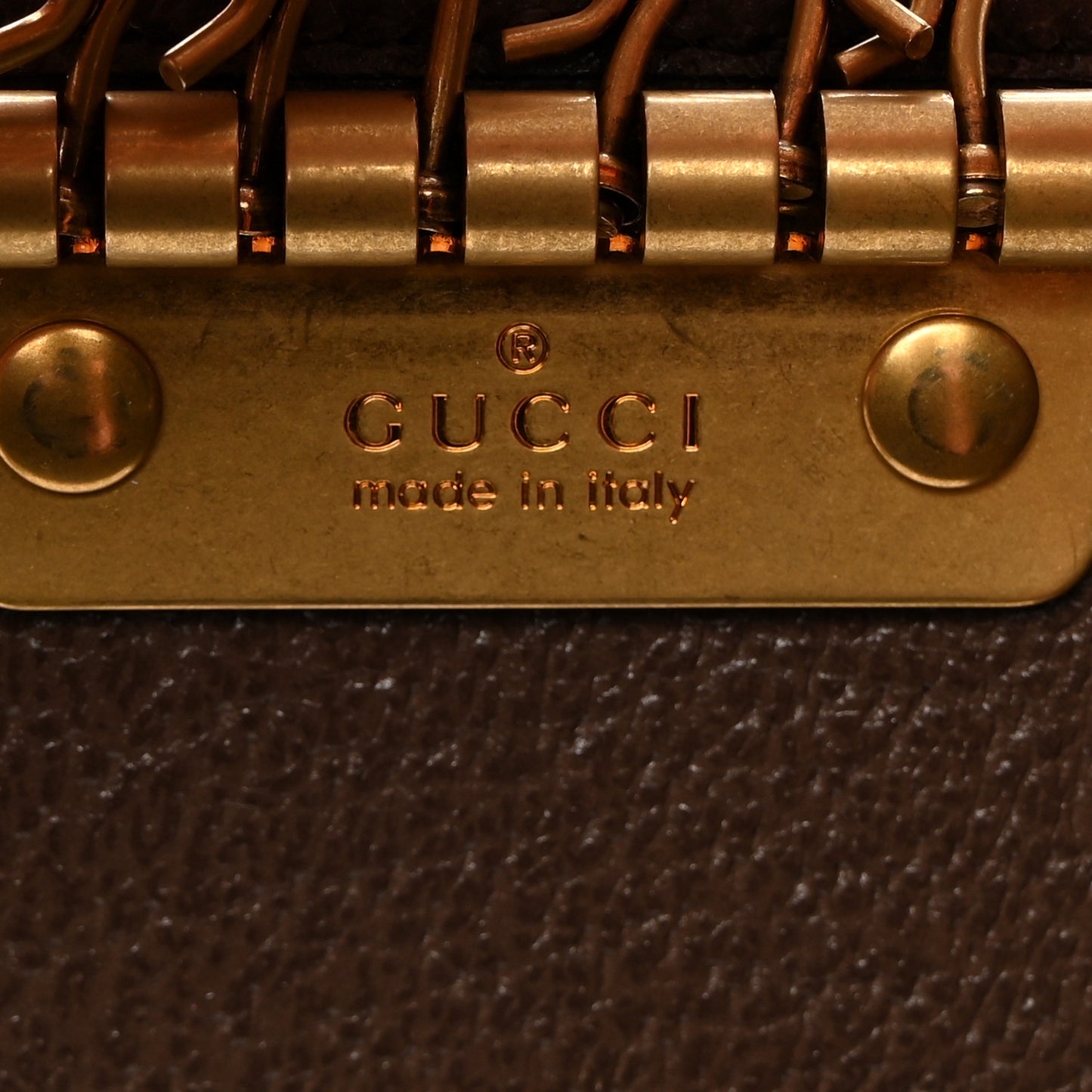 GG Supreme Monogram Web Ophidia 6 Key Holder Case Beige New Acero