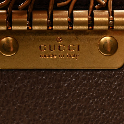 Gucci GG Supreme Monogram Web Ophidia 6 Key Holder Case Beige New Acero 7 of 9