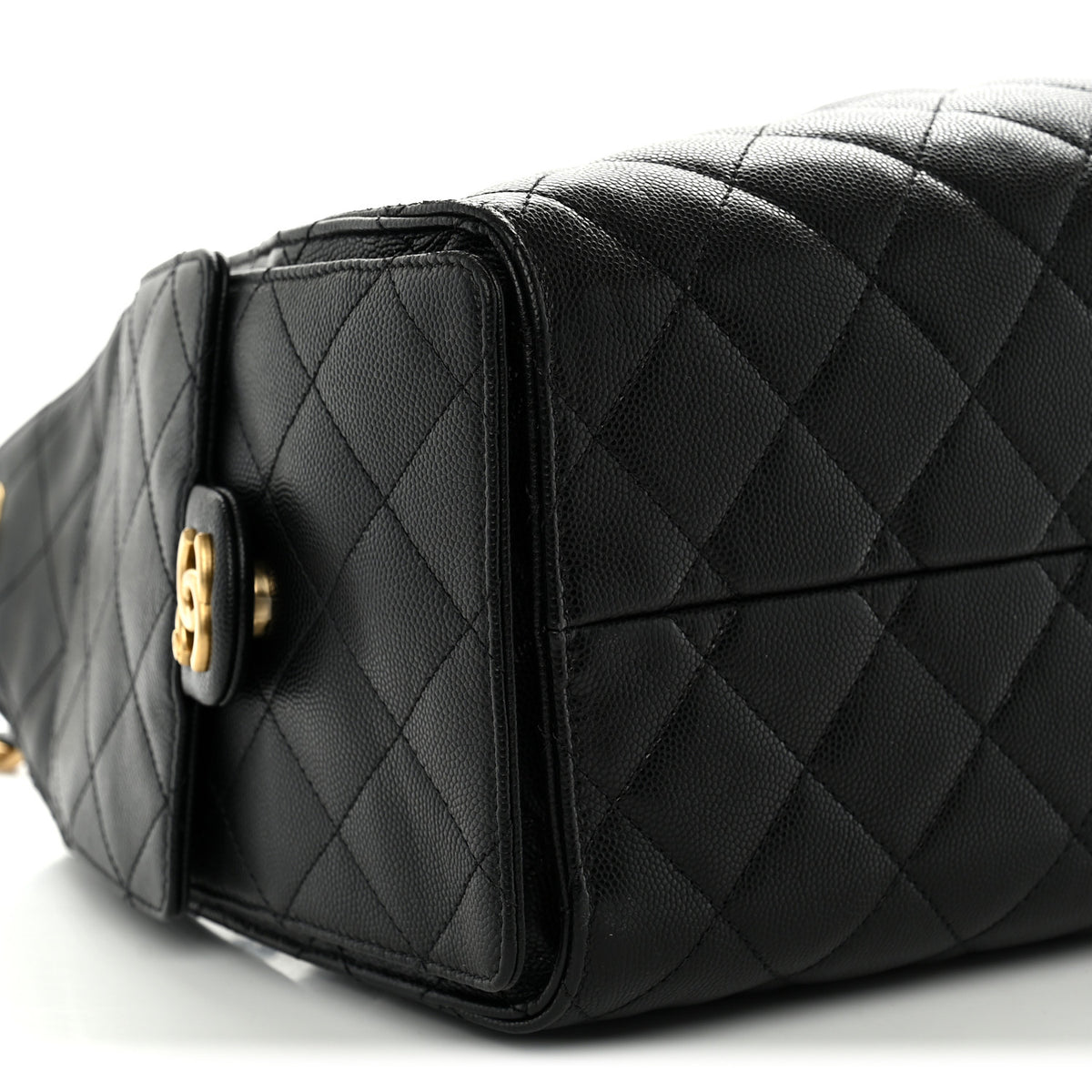 Chanel Caviar Quilted Small Chanel 25 Handbag Black 8 of 9