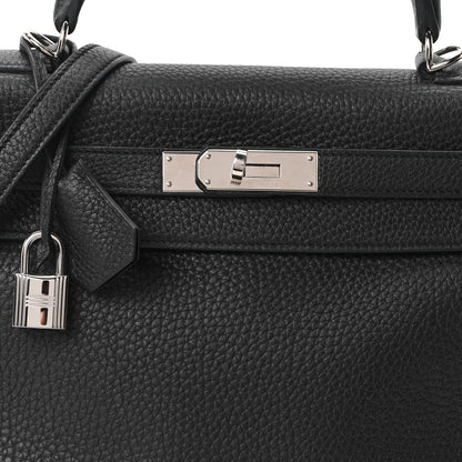 Hermes Togo Kelly Retourne 28 Black 8 of 10