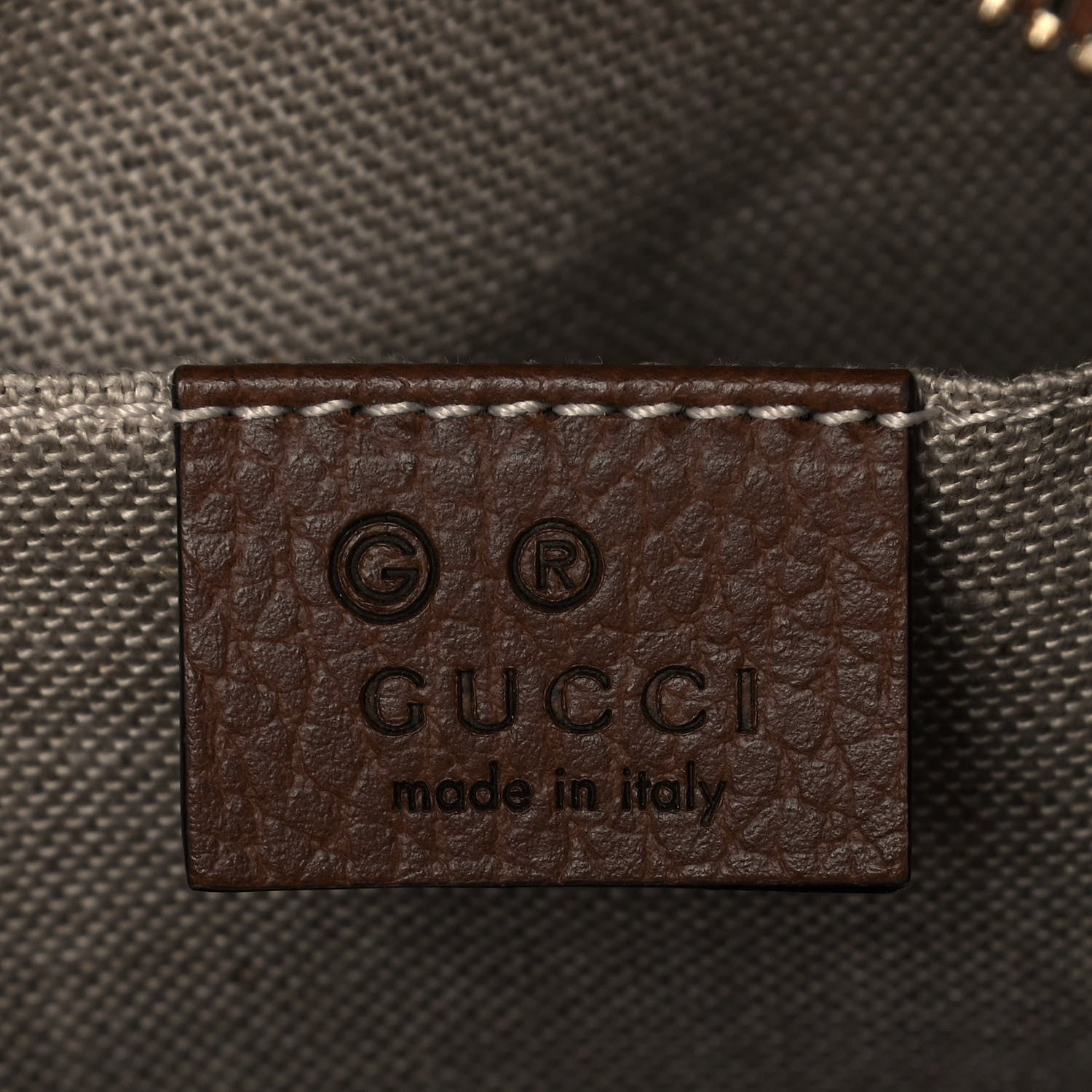 Gucci Monogram Mini Bree Messenger Bag Beige Tabacco 6 of 11