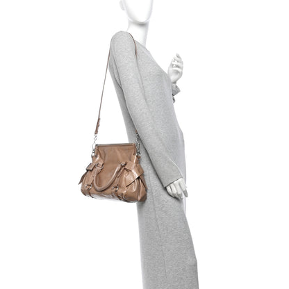 Miu Miu Vitello Lux Mini Bow Bag Cammeo 2 of 15