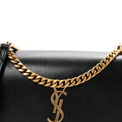 Saint Laurent Calfskin Medium Monogram Sunset Black 7 of 9
