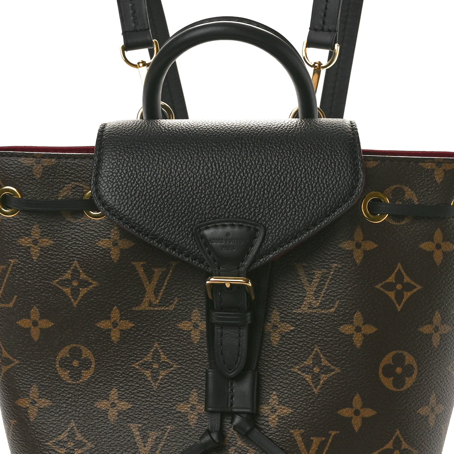 Monogram BB Montsouris NM Backpack Black