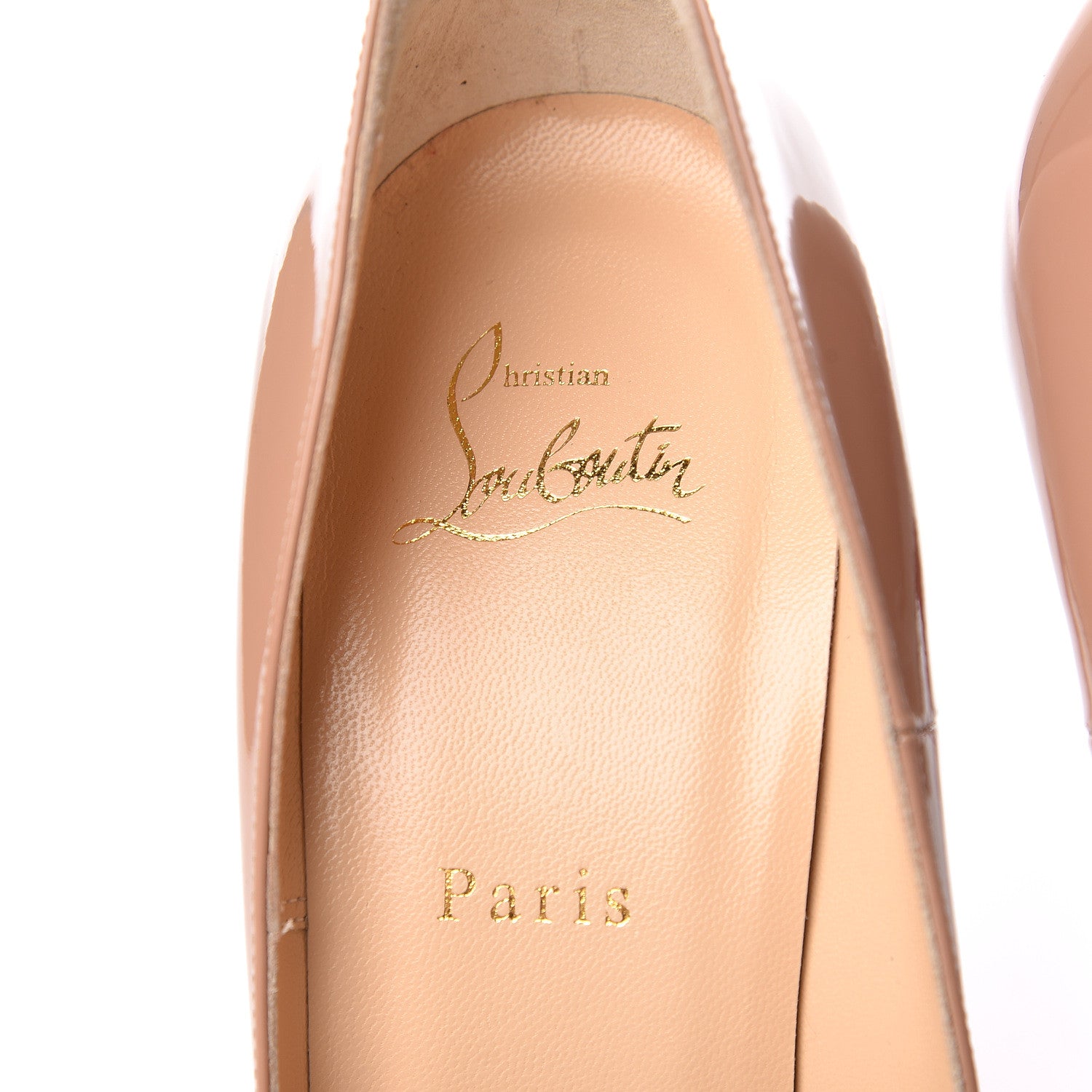 Christian Louboutin Patent So Kate 120 Pumps 40 Nude 5 of 10