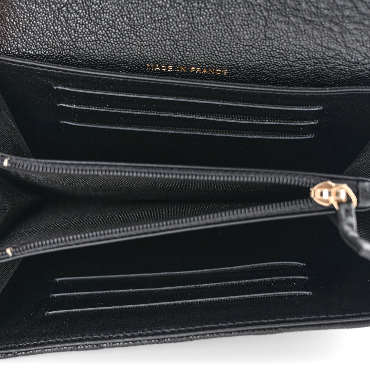 Chanel Caviar Quilted Medium Boy Flap Wallet Black 5 of 8
