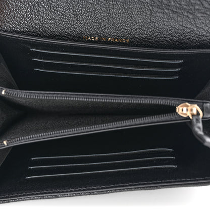 Chanel Caviar Quilted Medium Boy Flap Wallet Black 5 of 8
