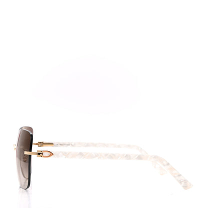 Cartier Mother of Pearl Sunglasses CT001RS Gold White 6 of 16