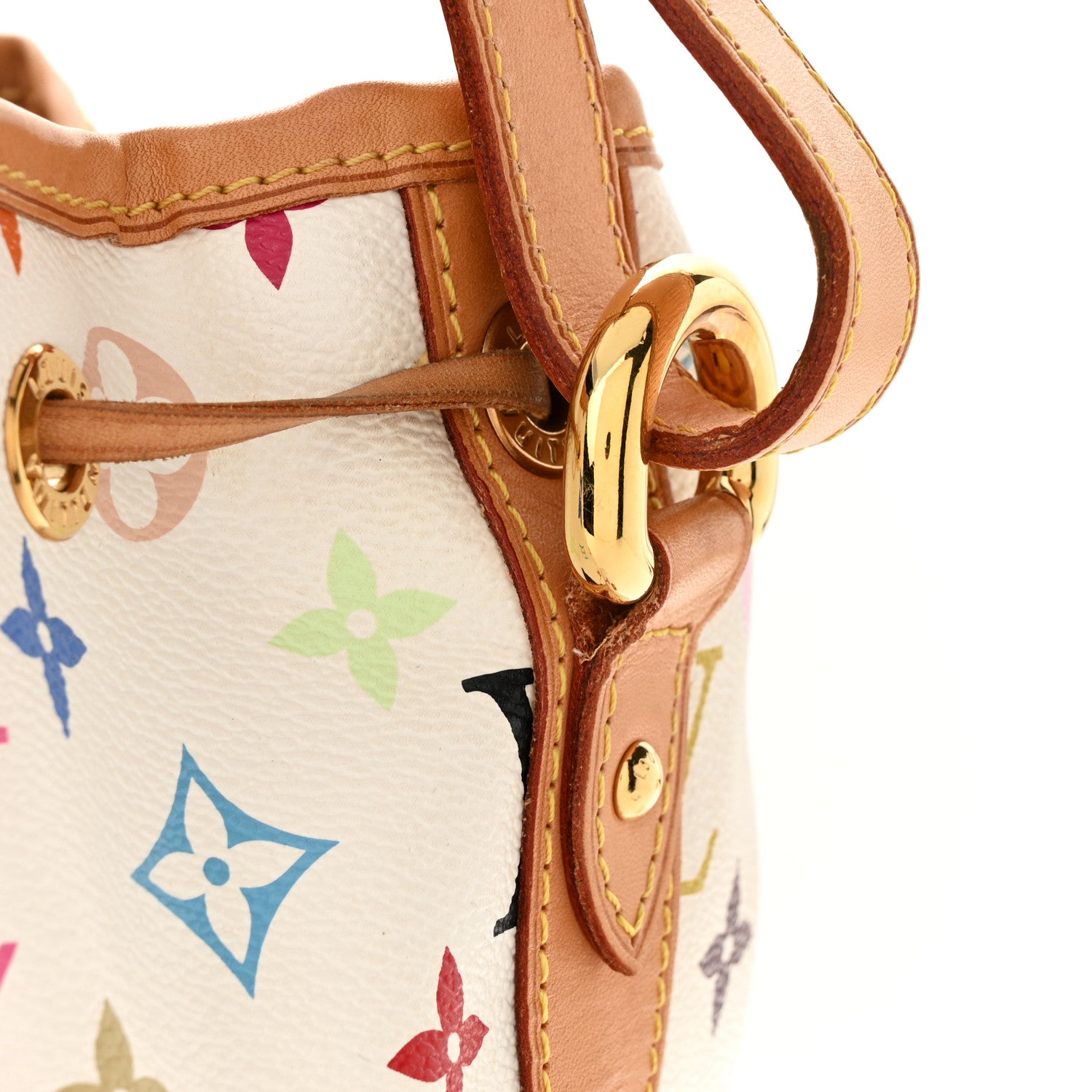 Louis Vuitton Monogram Multicolor Petit Noe White 10 of 17