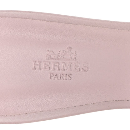 Hermes Epsom Oasis Sandals 40.5 Rose Porcelaine 8 of 9