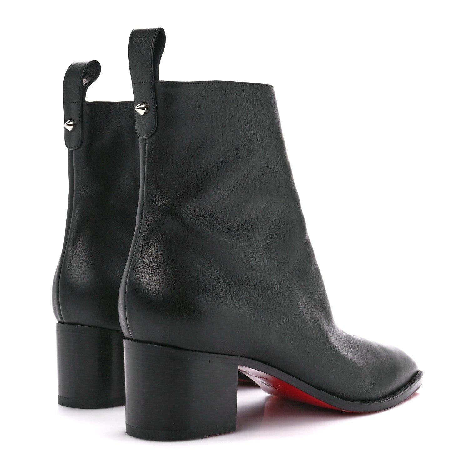 Christian Louboutin Calfskin Antilop Ankle Boots 41 Black 5 of 9
