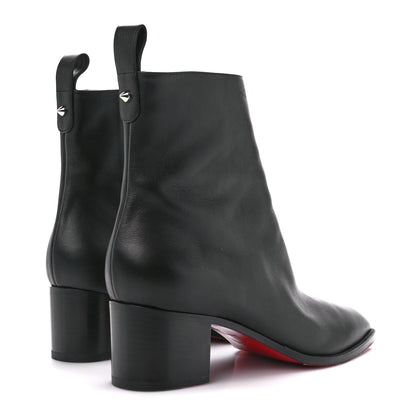 Christian Louboutin Calfskin Antilop Ankle Boots 41 Black 5 of 9